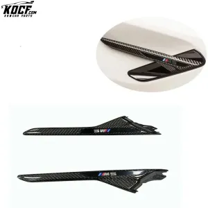 1 PAIR Replacement F90 M5 Carbon Fiber Fender Trim Vent For BMW F90 M5