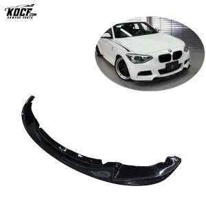 2011-13 carbon fiber front bumper lip splitter spoiler for BMW F20 1 series M135i M-tech bumper