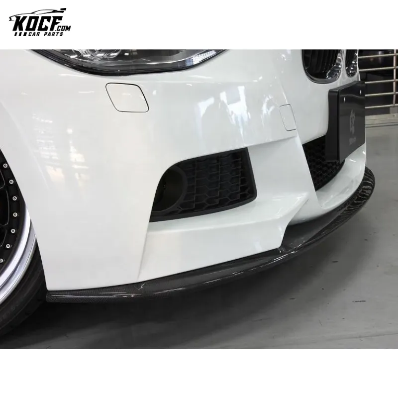 2011-13 carbon fiber front bumper lip splitter spoiler for BMW F20 1 series M135i M-tech bumper