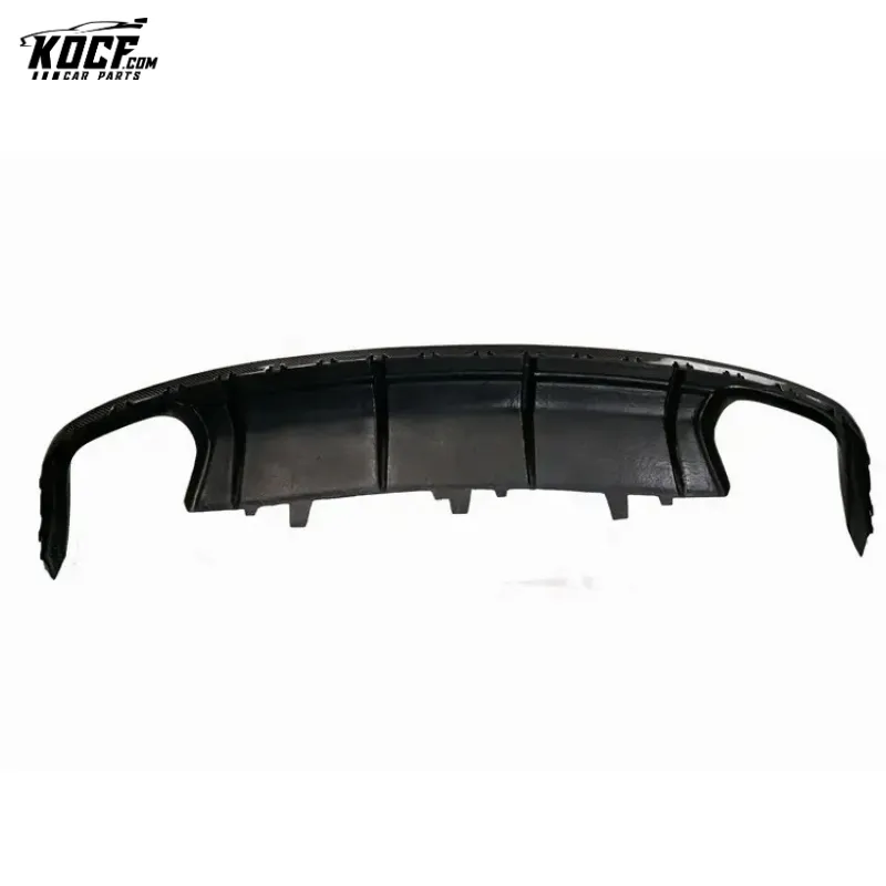 2012-15 PD Style Carbon Fiber Rear Bumper Lip Diffuser Spoiler For Audi A7 S-line S7