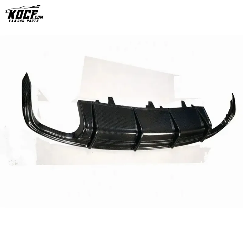 2012-15 PD Style Carbon Fiber Rear Bumper Lip Diffuser Spoiler For Audi A7 S-line S7