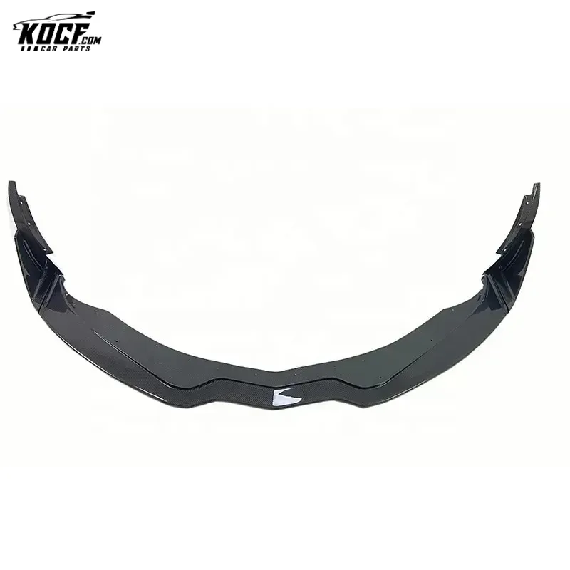 2013 Carbon Fiber Front Bumper Splitter Lip with Canards For Corvette C7 Z06