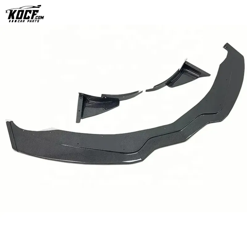 2013 Carbon Fiber Front Bumper Splitter Lip with Canards For Corvette C7 Z06