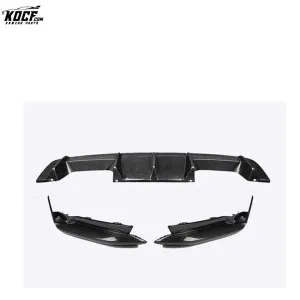 2020  G80 M3 G82 M4 OEM Factory style Carbon Fiber Rear Bumper Diffuser Lip with MP Flap Splitter For BMW G80 G82