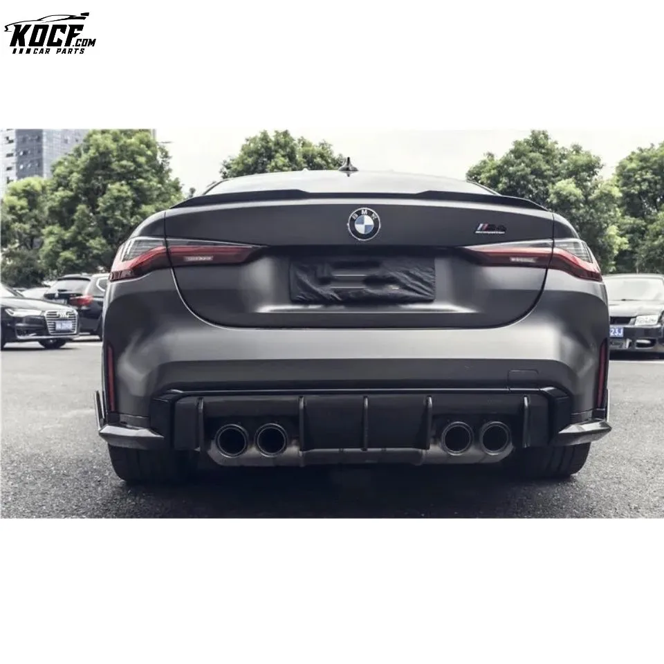 2020  G80 M3 G82 M4 OEM Factory style Carbon Fiber Rear Bumper Diffuser Lip with MP Flap Splitter For BMW G80 G82