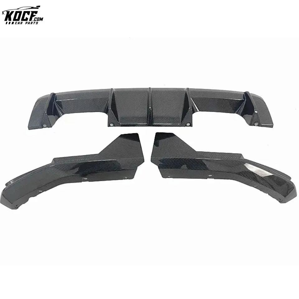 2020  G80 M3 G82 M4 OEM Factory style Carbon Fiber Rear Bumper Diffuser Lip with MP Flap Splitter For BMW G80 G82