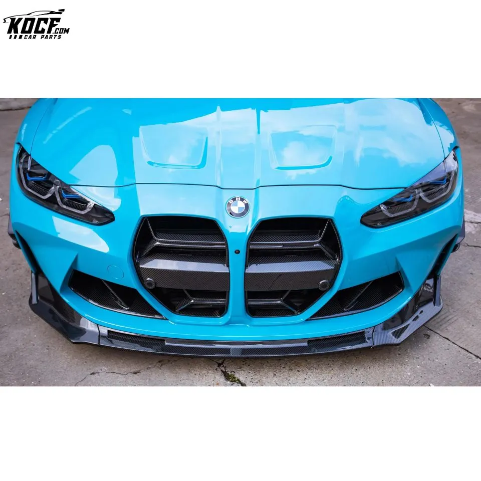 2021  G80 M3 CLS Style Carbon Fiber Front Bumper Grille Nose Trim Bezel For BMW G80 M3 G82 M4