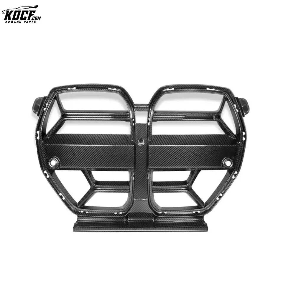 2021  G80 M3 CLS Style Carbon Fiber Front Bumper Grille Nose Trim Bezel For BMW G80 M3 G82 M4