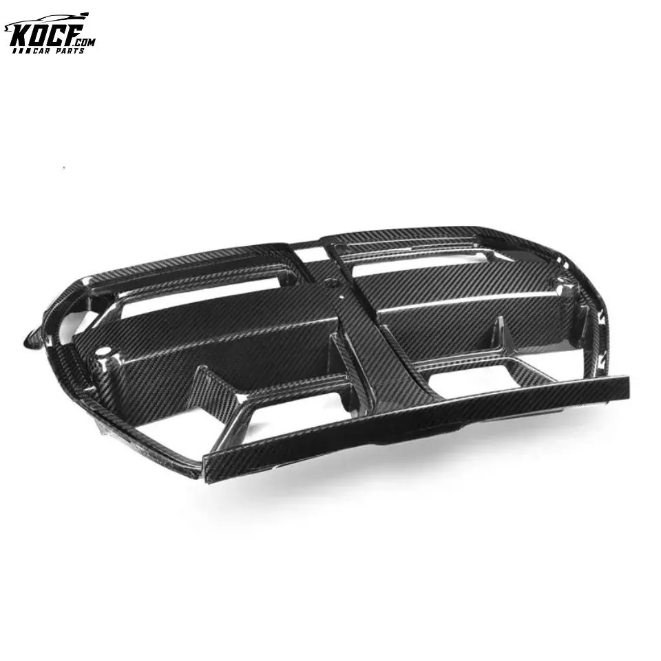 2021  G80 M3 CLS Style Carbon Fiber Front Bumper Grille Nose Trim Bezel For BMW G80 M3 G82 M4