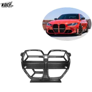 2021  G80 M3 CLS Style Carbon Fiber Front Bumper Grille Nose Trim Bezel For BMW G80 M3 G82 M4