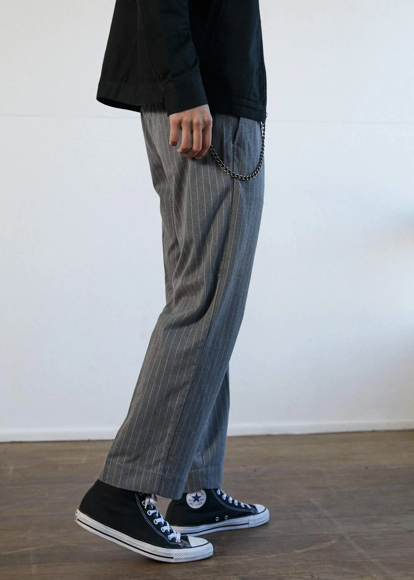 Afends Mens Mixed Business - Suit Pant - Pinstripe