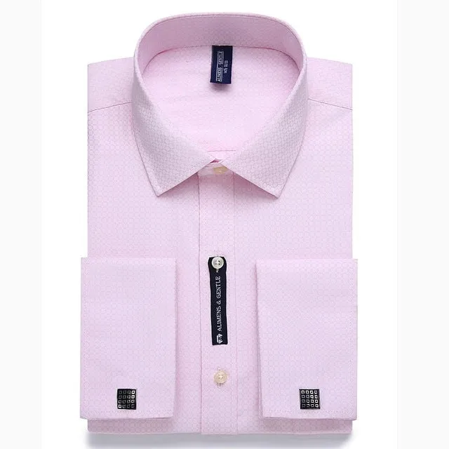 Alimens & Gentle Mens French Cuff Dress Shirt