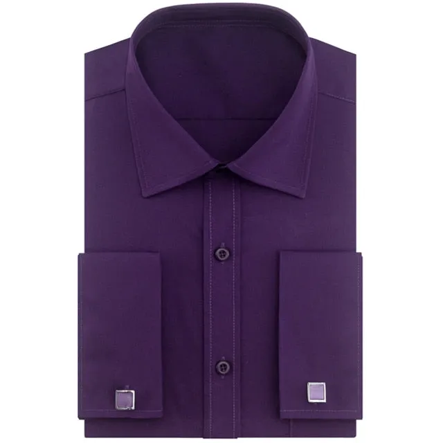 Alimens & Gentle Mens French Cuff Dress Shirt