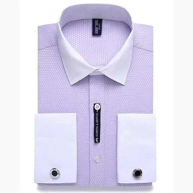 Alimens & Gentle Mens French Cuff Dress Shirt