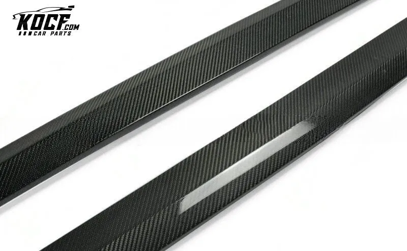 Audi S3 MX Style Real Carbon Fiber Side Skirt Extension (Sedan)