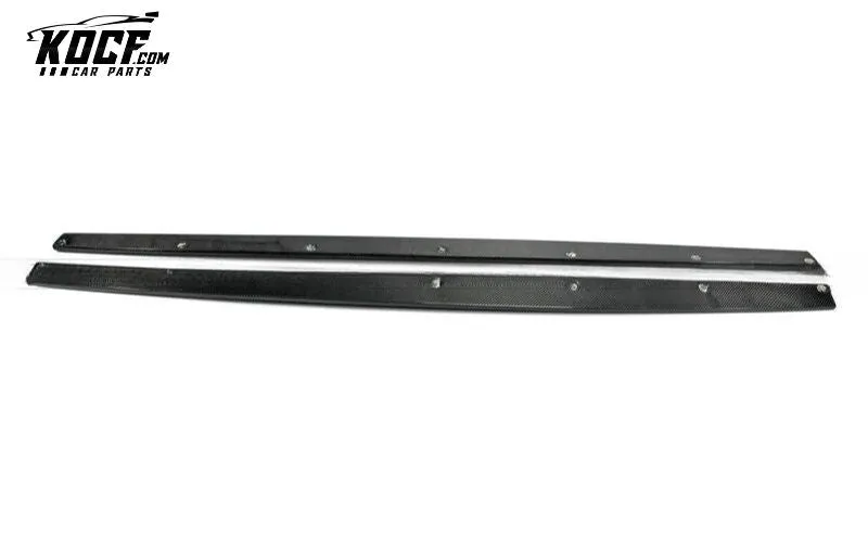 Audi S3 MX Style Real Carbon Fiber Side Skirt Extension (Sedan)