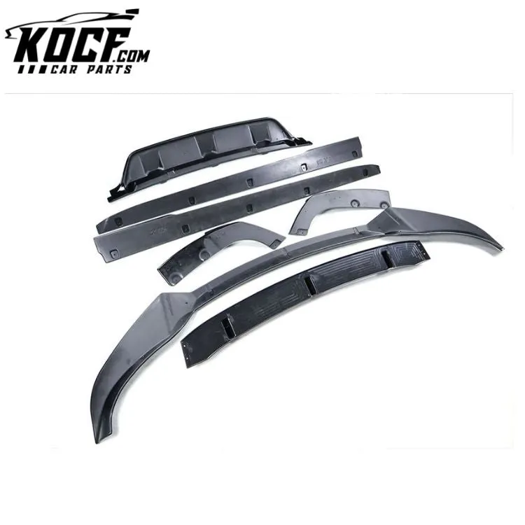 B Style X6 G06 M Performance ABS Material Front Lip Diffuser Side Skirts Gloss Black Body Kit For Bmw X6 G06 2019 