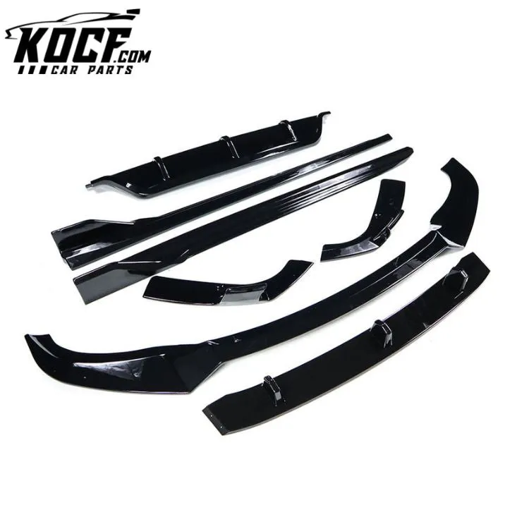 B Style X6 G06 M Performance ABS Material Front Lip Diffuser Side Skirts Gloss Black Body Kit For Bmw X6 G06 2019 