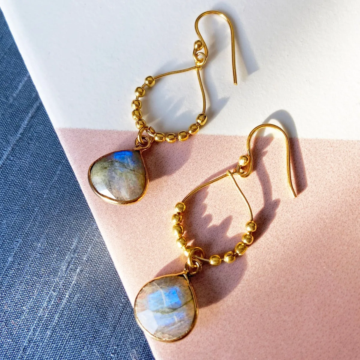 Bay Reef Labradorite Earrings