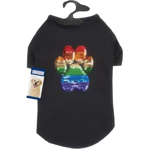 Casual Canine Puppy Pride Sequin Dog Tee