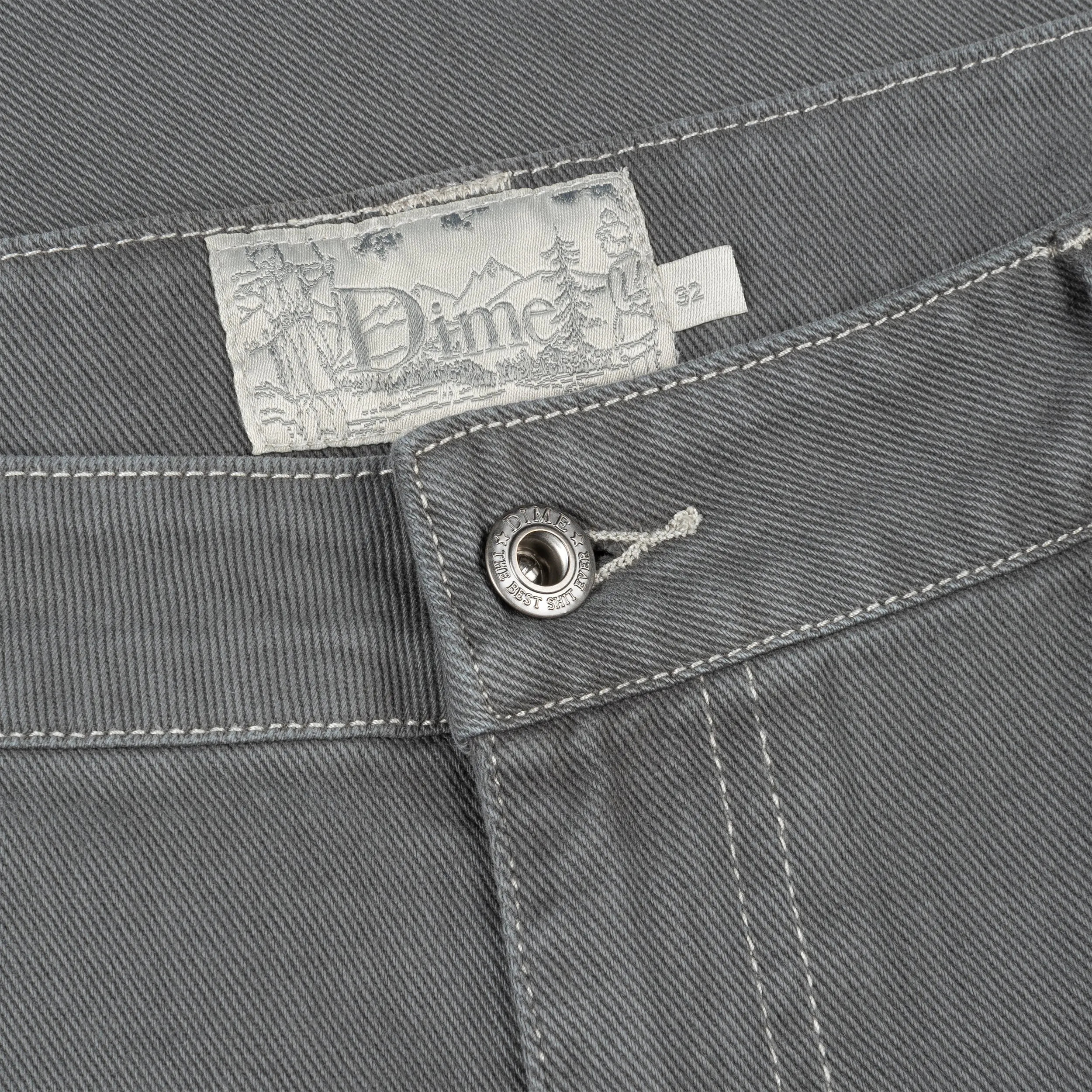 Classic Baggy Denim Jeans, Dark Grey