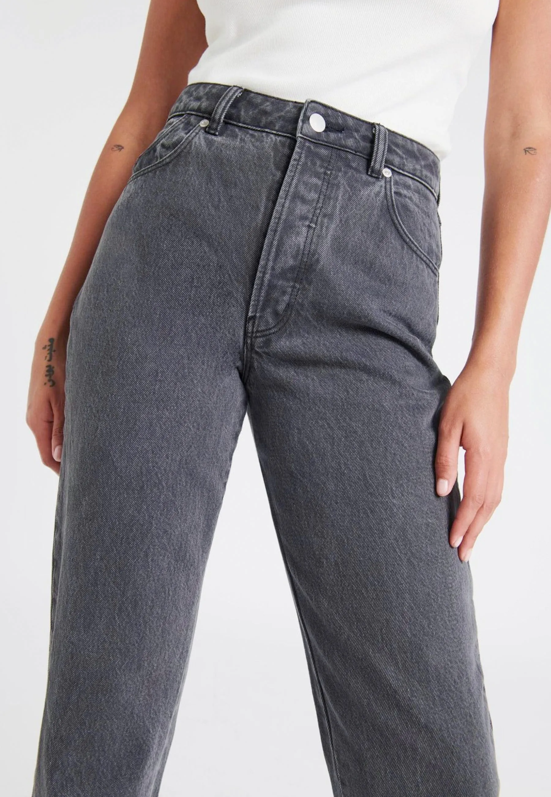 Classic Straight Jeans - vintage black