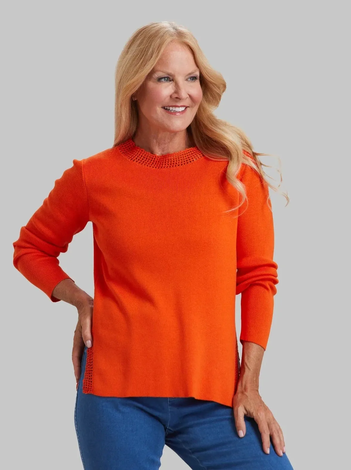 Crochet Sweater | Tangerine