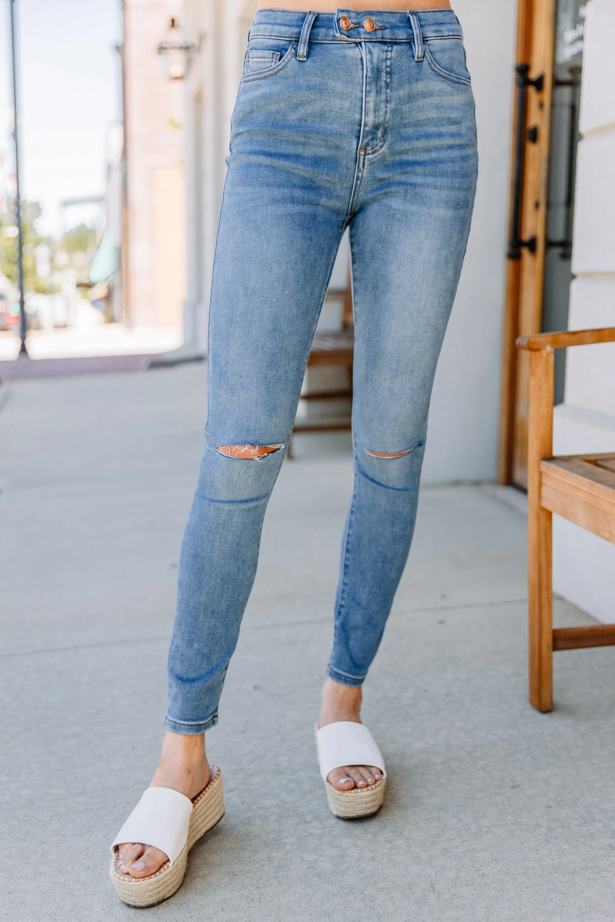 Everyday Love Medium Wash Skinny Jeans