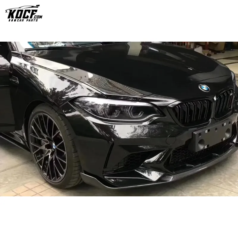 F87 M2C M2 Competition MP style Carbon Fiber Front bumper Lip Splitter Spoiler For BMW F87 M2C competition