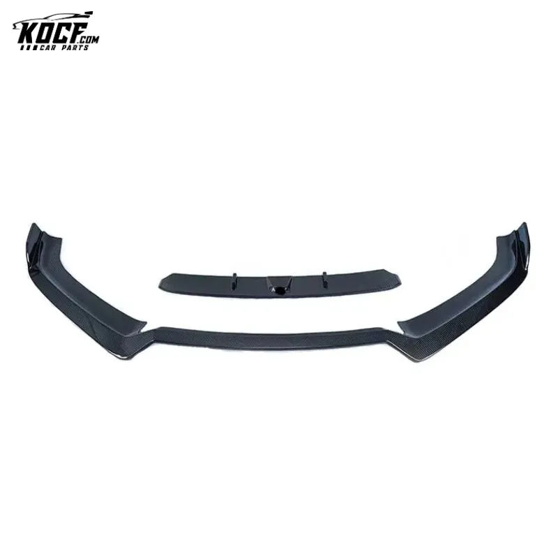 For 16-18 Audi TT S-line carbon fiber front bumper spoiler lip