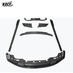 For 16-18 BMW F87 M2 M2C competition Front Bumper Lip splitter Diffuser Side Skirts Spoiler Racing M style bodykit M2C