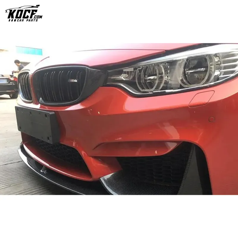 For BMW F32 F33 F36 F80 F82 F83 Double slot Carbon Fiber Front Grille Grid