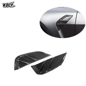 G80 M3 Carbon Fiber MP-style Front Fender Trim Vent Garnish For BMW G80 G82 G83 M3 M4