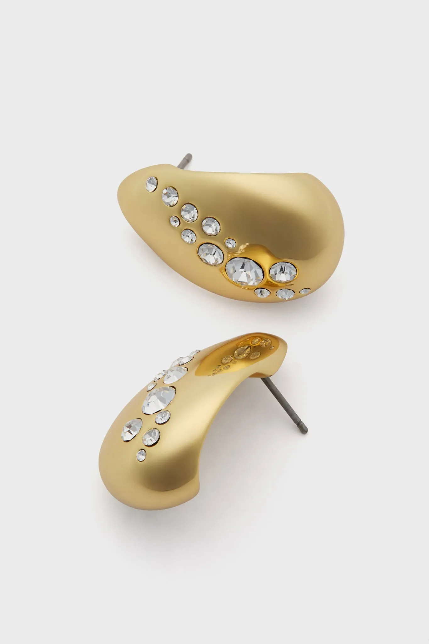 Gold Teardrop Paige Studs