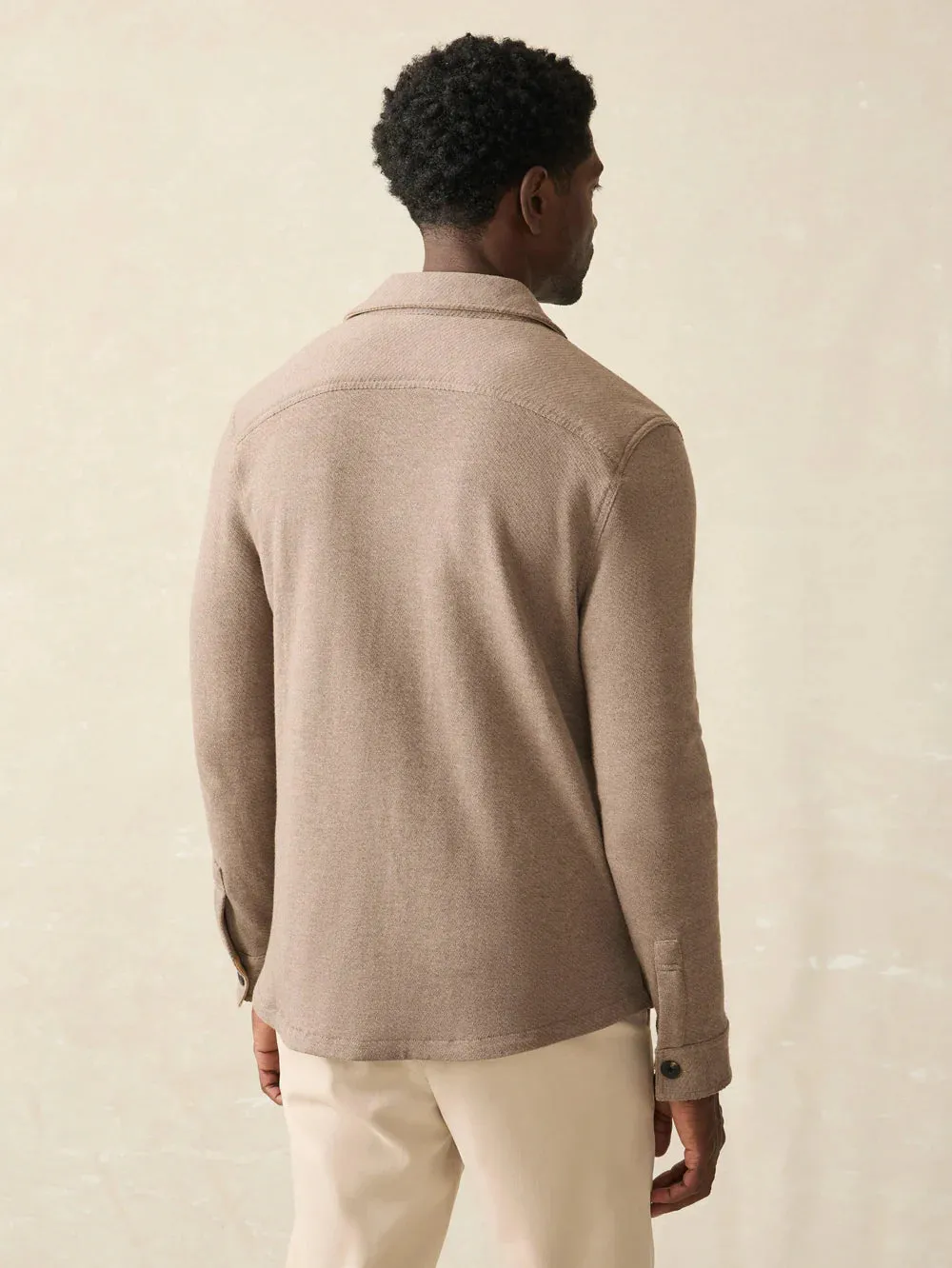 Inlet Knit Shirt Jacket