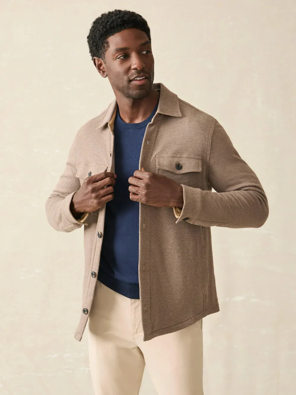 Inlet Knit Shirt Jacket