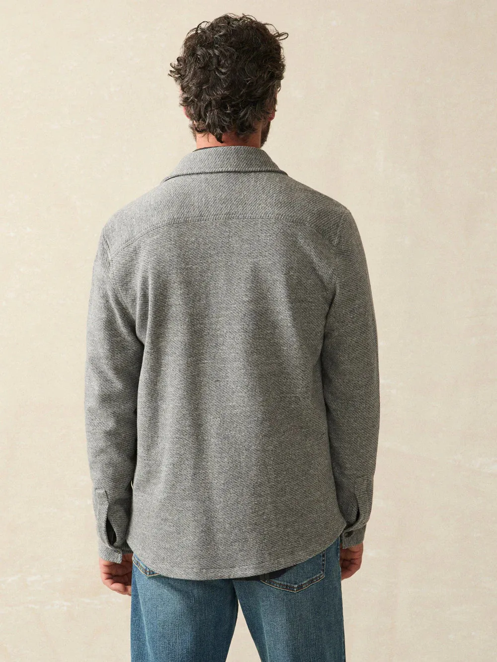 Inlet Knit Shirt Jacket