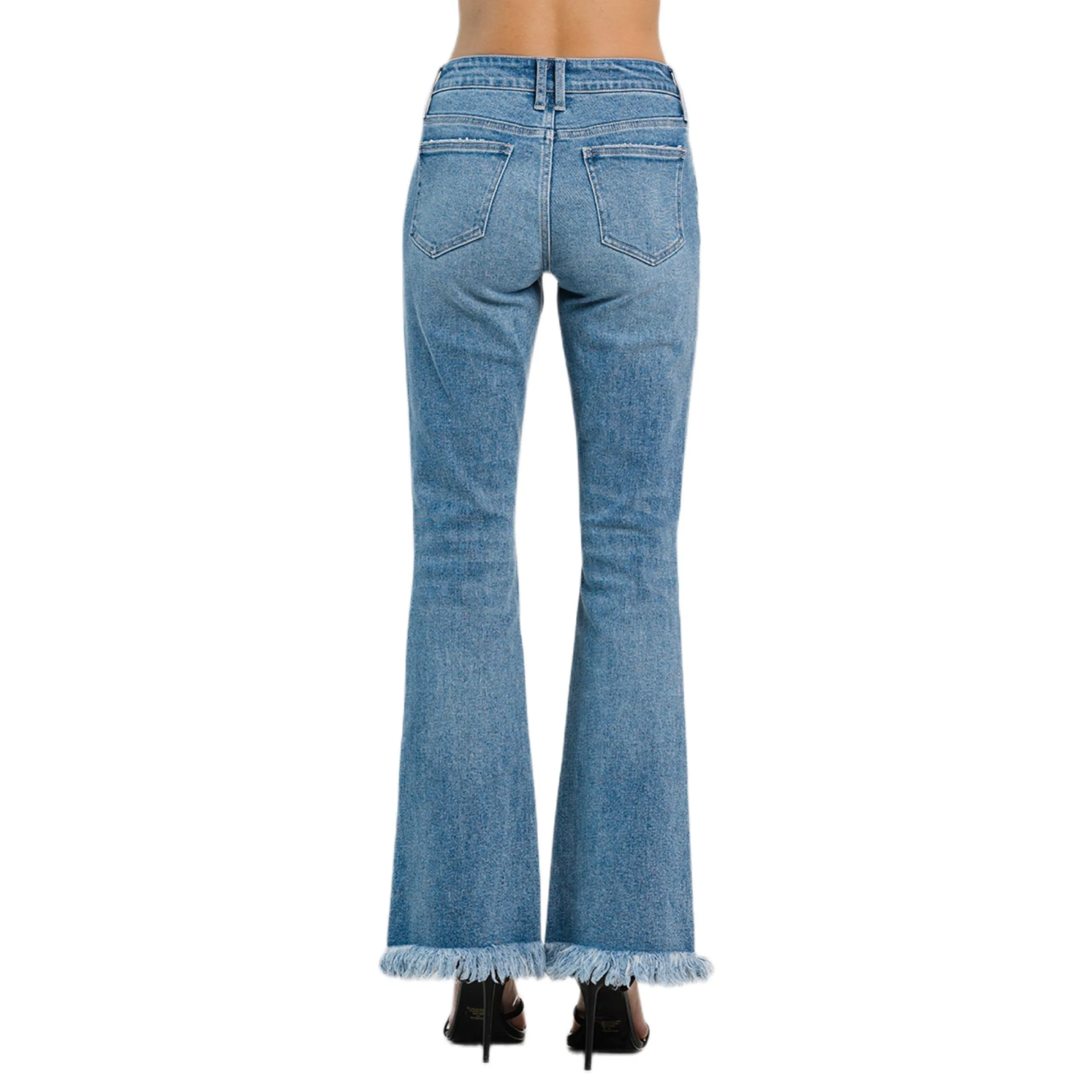 Jelly Jeans Denim Long Fringe Hems Boot Cut All Sizes Available 1, 3, 5, 7, 9, 11, 13