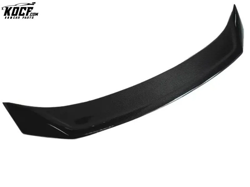 KZ style carbon fiber rear trunk spoiler for Audi A7 S7 RS7 13-15