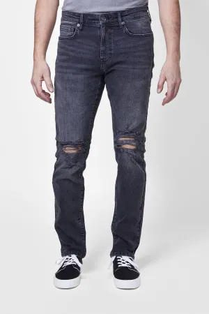 Lazer Men's Distressed Classic Jeans