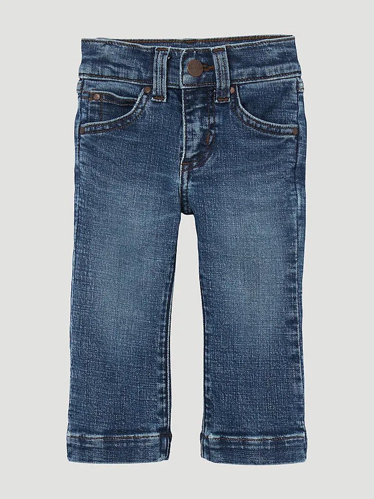 Little Girl's Stitched Bootcut Jean- Kate