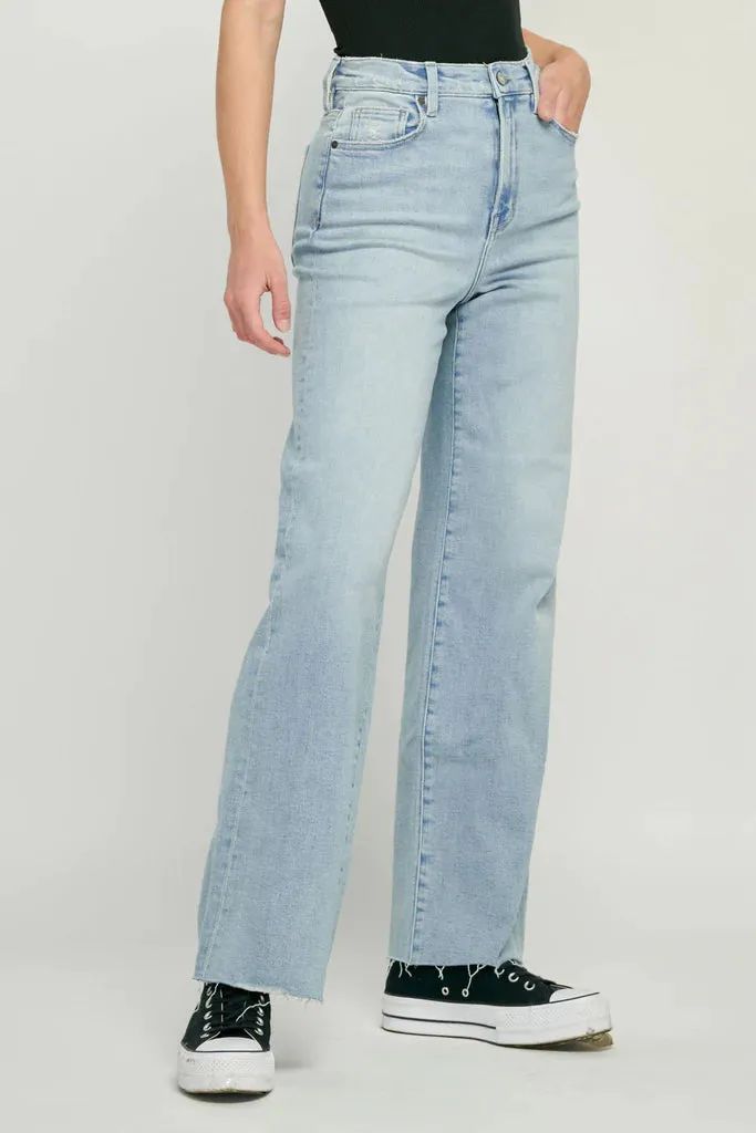 Logan High Rise Dad Jean | Light Blue