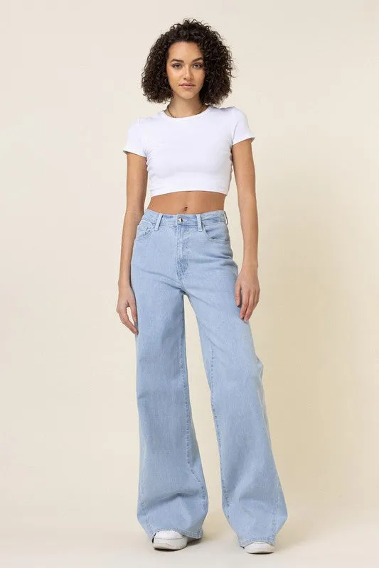 Low Rider Wide Leg Denim