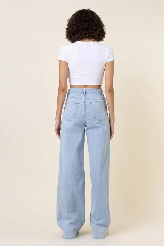 Low Rider Wide Leg Denim