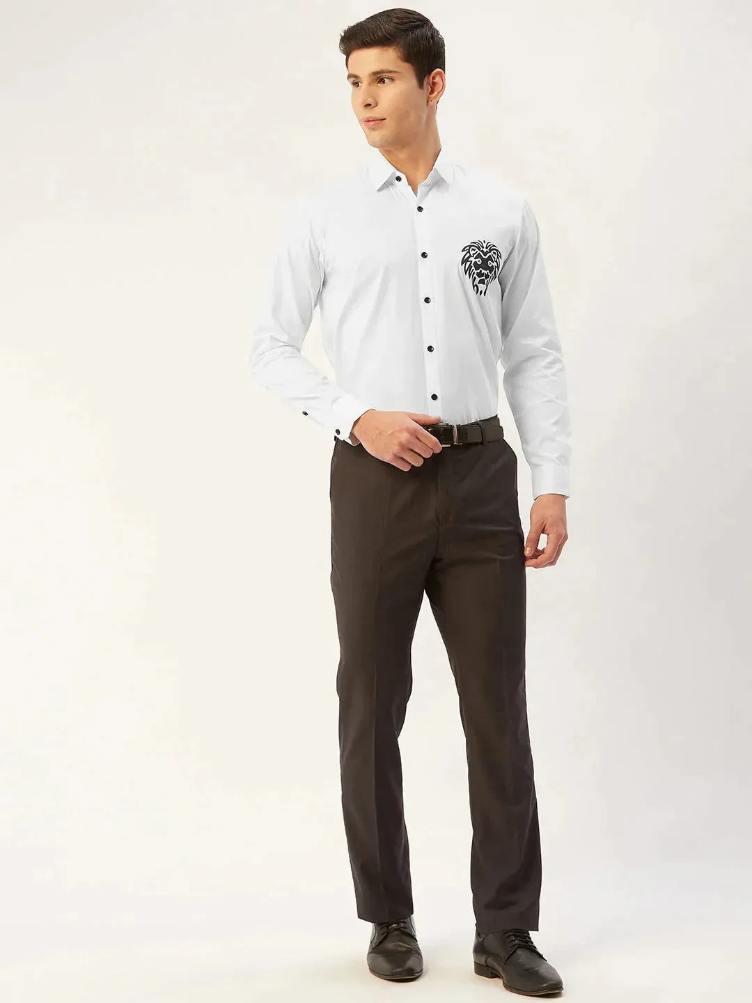 Men'S Cotton Printed Formal Shirts