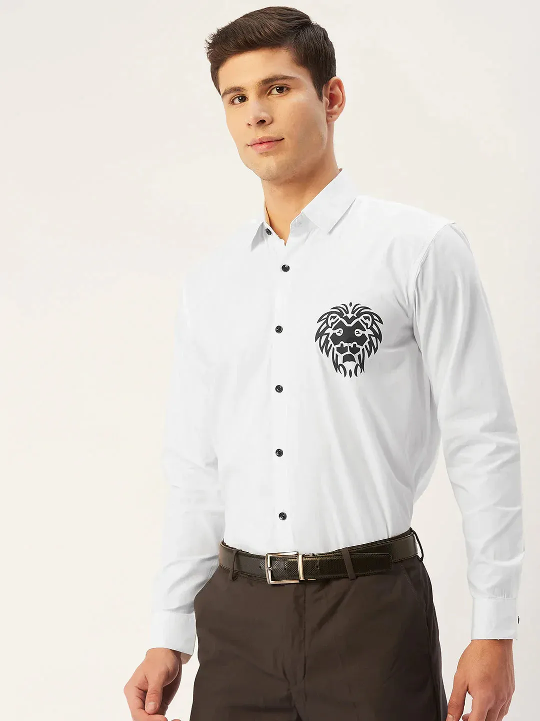 Men'S Cotton Printed Formal Shirts