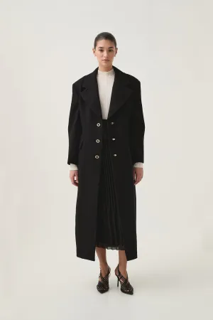 Minaret Long Line Wool Coat