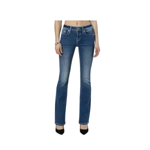 Miss Me Women's Silver Western Charm Bootcut Jeans