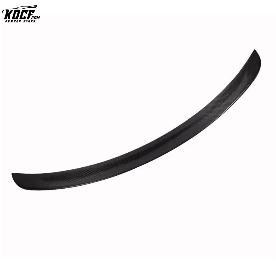 OE style Carbon Fiber Rear Trunk Lid Spoiler For Tesla Model S 2014 