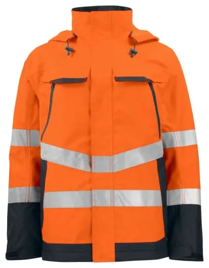 Projob 6440 High Visibility Wind and waterproof shell jacket Class 3 Hi Vis